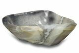 Polished Banded Agate Bowl - Madagascar #245570-1